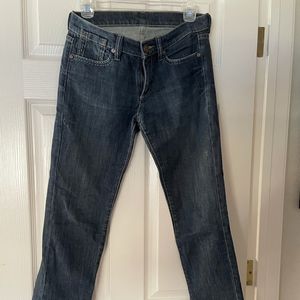 BCBGMaxAzria embellished pocket jeans